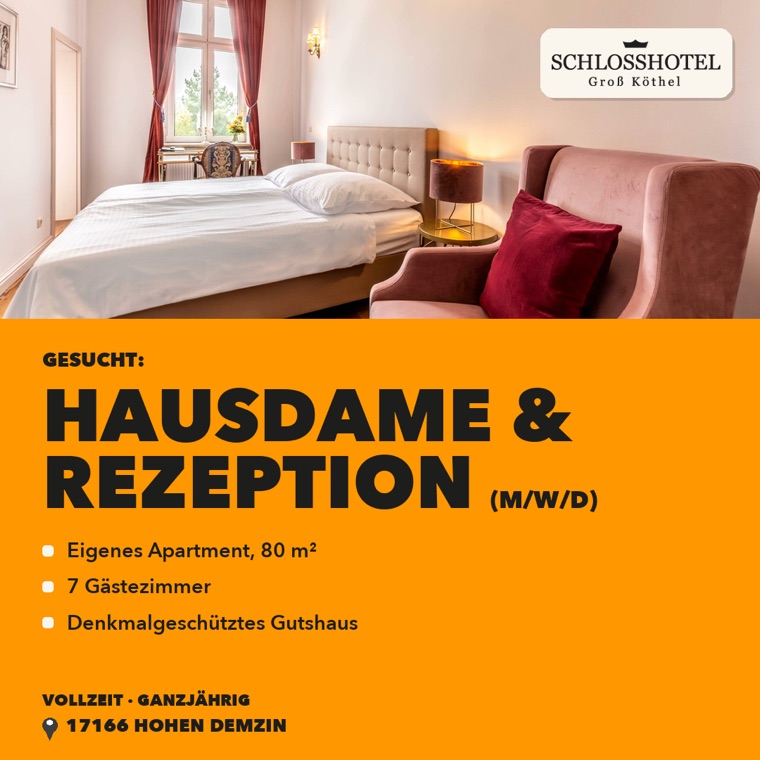 Gemachtes Gästezimmer im Schlosshotel